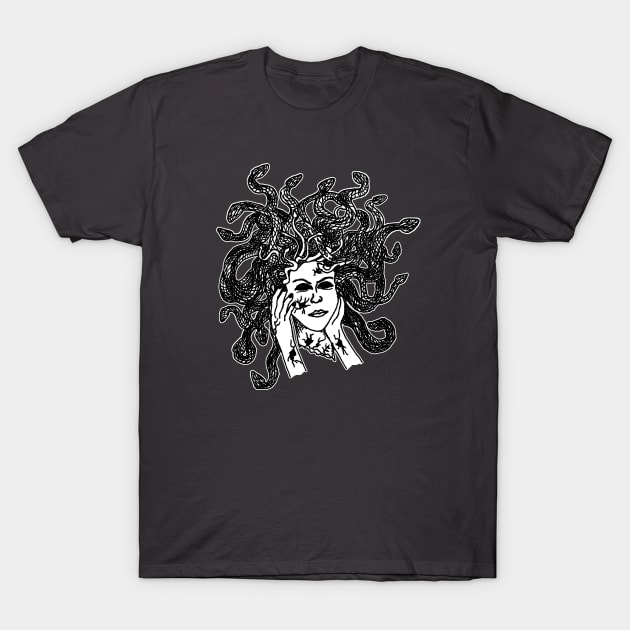 Beheaded Medusa T-Shirt by NightmareCraftStudio